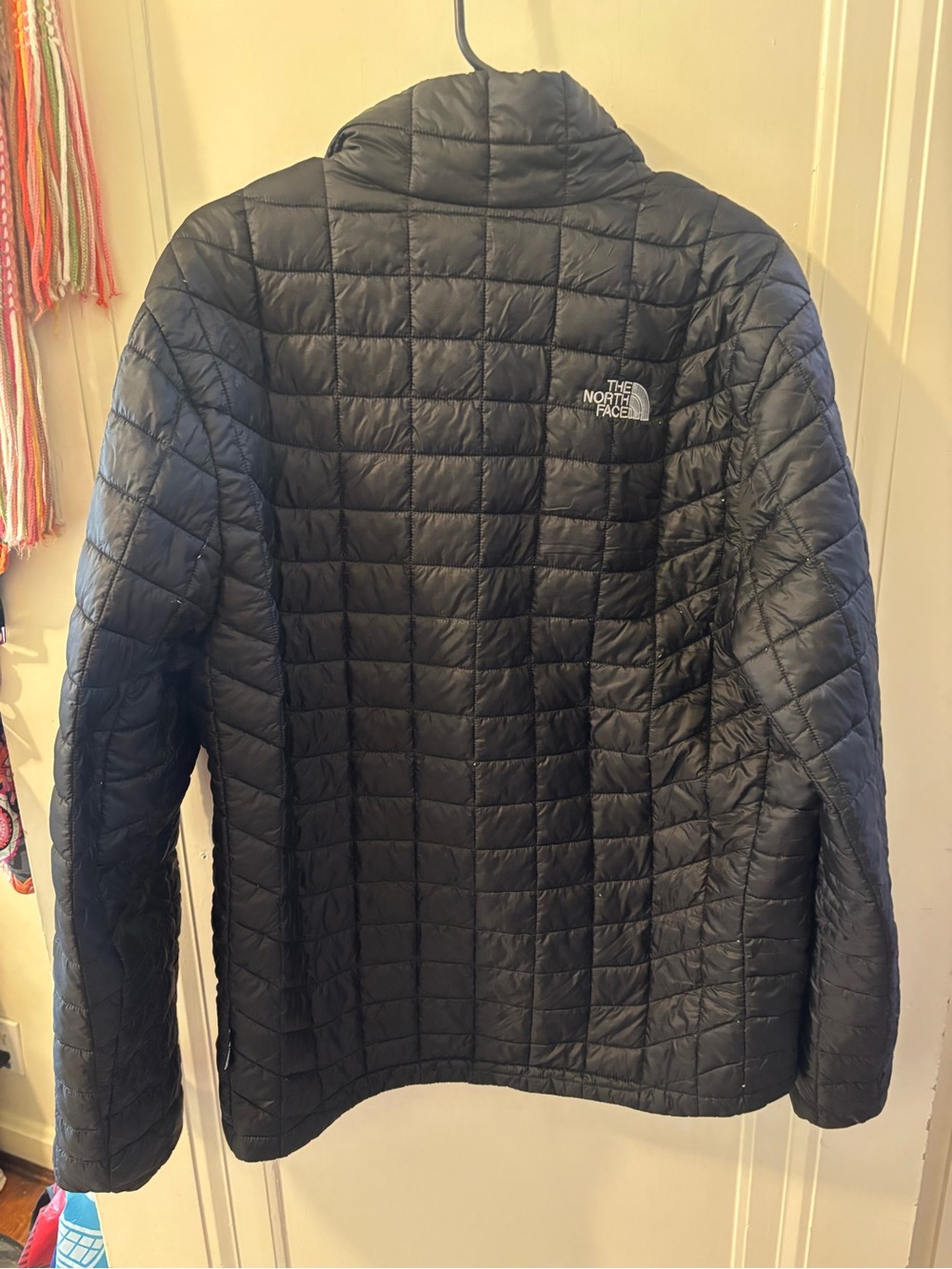 The North Face Black Quilted Jacket with Embroidered Patches-High West Distill - Picture 7 of 8